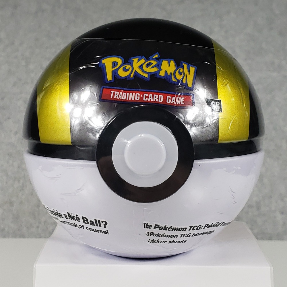 Pokémon TCG Ultra Ball Collectible Tin Factory Sealed 3 Booster Packs NWT